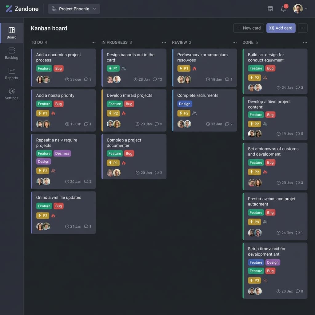 Agile Project Dashboard